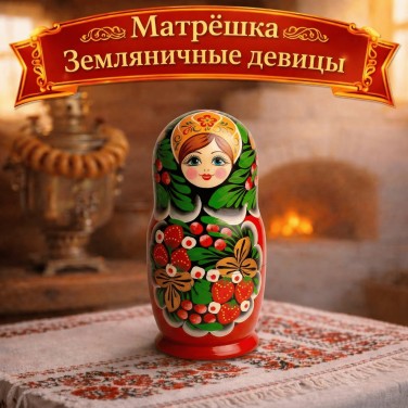 Матрешка Земляничные девицы
