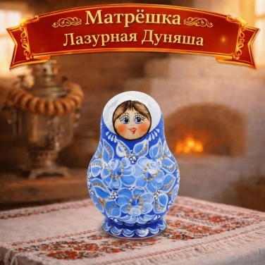 Матрешка Лазурная Дуняша