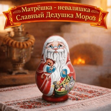 Матрешка - неваляшка Славный Дедушка Мороз