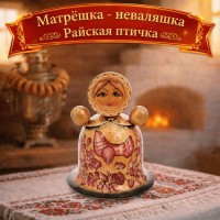 Матрешка - неваляшка Райская птичка