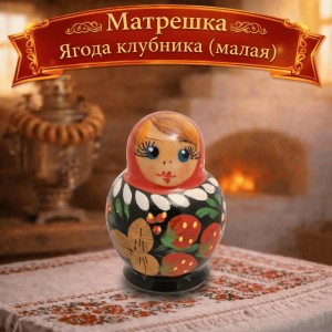 Матрешка Ягода клубника (малая)