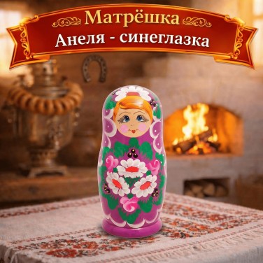Матрешка Анеля - синеглазка