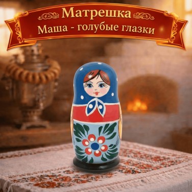 Матрешка Маша - голубые глазки