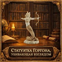 Статуэтка Горгона, убивающая взглядом