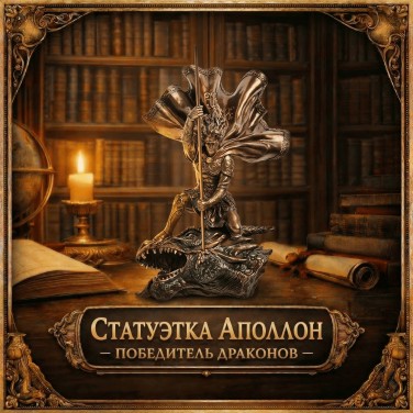 Статуэтка Аполлон - победитель драконов