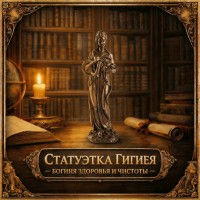 Статуэтка Гигиея - богиня здоровья и чистоты