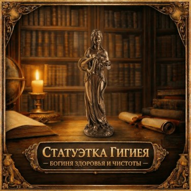 Статуэтка Гигиея - богиня здоровья и чистоты