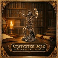 Статуэтка Зевс - бог грома и молний