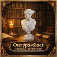 Фигура-бюст Артемида - богиня охоты