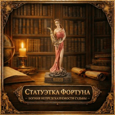 Статуэтка Фортуна - богиня непредсказуемости судьбы