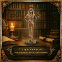 Статуэтка Хатхор - богиня радости, любви и материнства Статуэтка Хатхор - богиня радости, любви и материнства