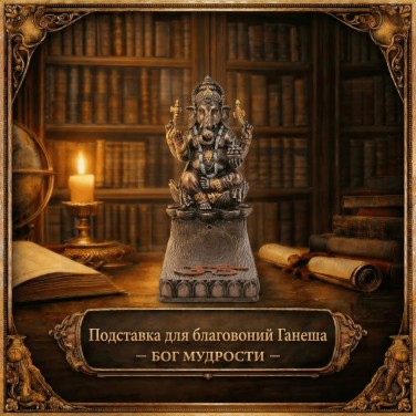 Подставка для благовоний Ганеша - бог мудрости