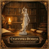 Статуэтка Фемида - богиня юриспруденции