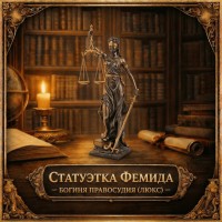 Статуэтка Фемида - богиня правосудия (люкс)