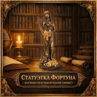 Статуэтка Фортуна - богиня счастья и удачи (люкс)