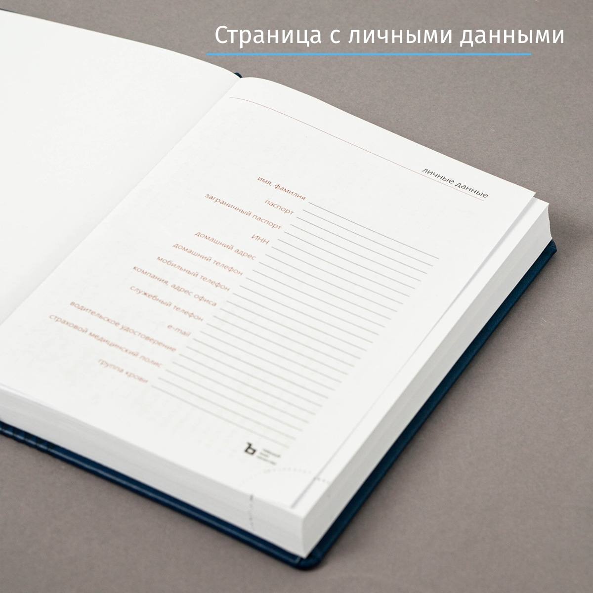 Подарочный набор Деловой стиль (тёмно-синий) - купить с доставкой в  «Подарках от Михалыча» (арт. BD5651)